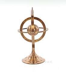 Brass Armillary 8 inches, Home, Old Modern Handicraft, XoticBrands Home Decor
