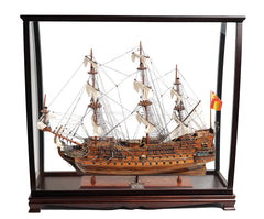 San Felipe Large With Table Top Display Case Model Display, Home furniture and decor, Old Modern Handicrafts, XoticBrands Home Decor