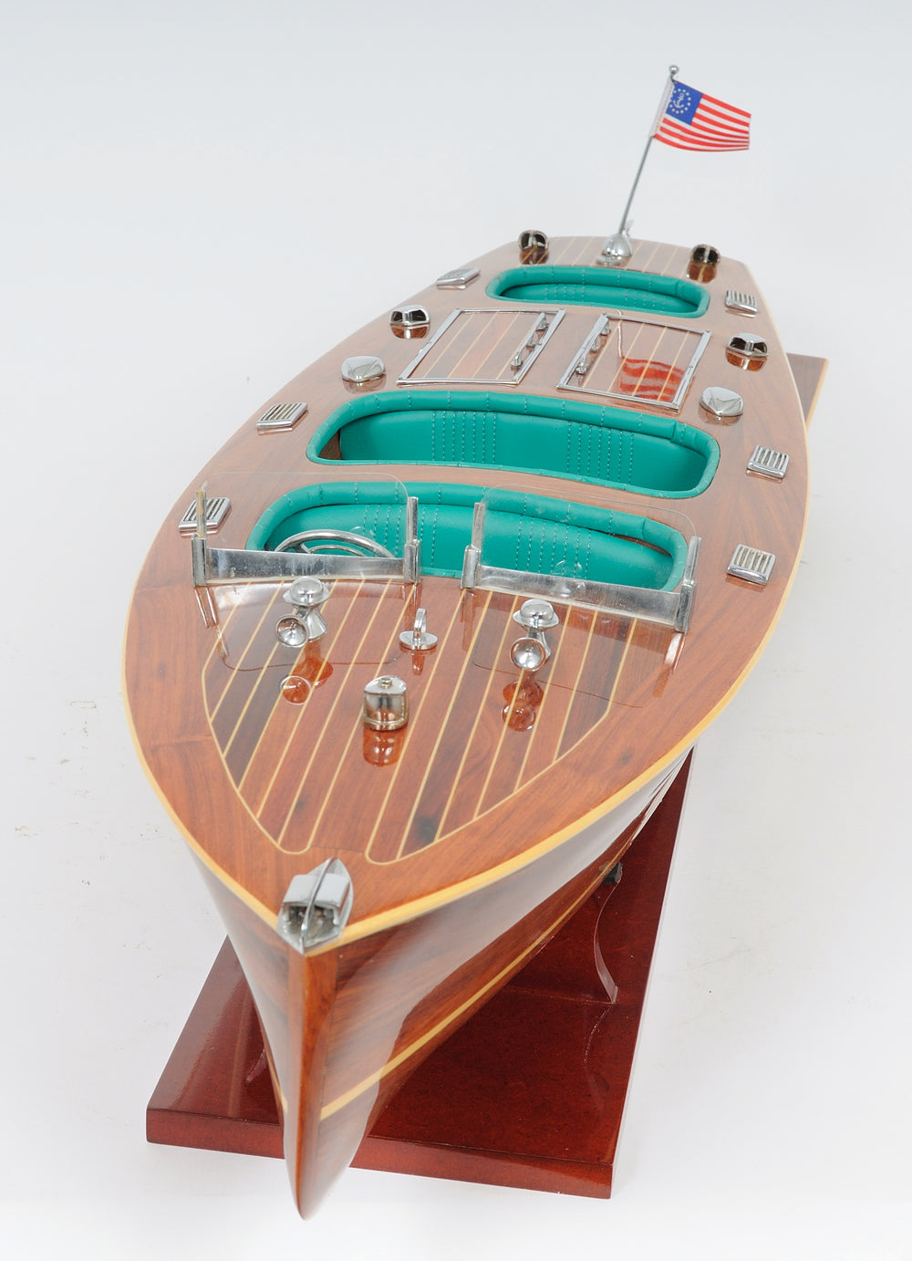 Chris Craft Triple Cockpit Iron Model Display, Home furniture and decor, Old Modern Handicrafts, XoticBrands Home Decor