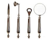 Set of 4: Magnifier Letter Opener Bottle Opener & Candle Snuffer, Home, Old Modern Handicraft, XoticBrands Home Decor