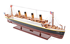 Titanic Painted Small Model Display, Home furniture and decor, Old Modern Handicrafts, XoticBrands Home Decor