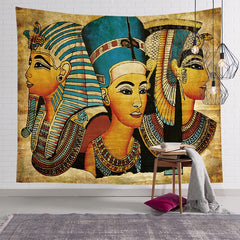 Egyptian Gods and Godess Wall Tapestry Decor Hanging 51 x 24 Inches - XoticBrands Home Decor
