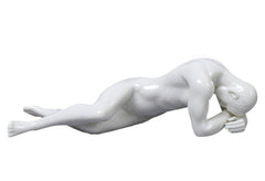Nude-Male-058 (Glazed) - Artistic Nudes Sculpture, Sculptures, XoticBrands, XoticBrands Home Decor