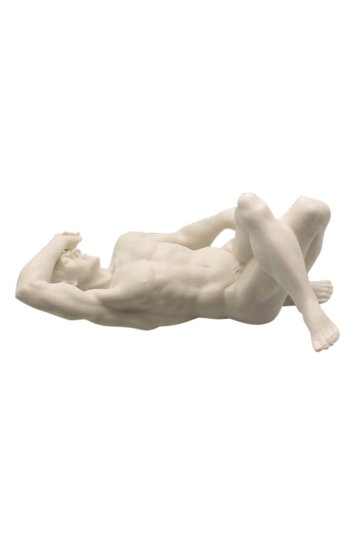 Nude Male - 087 (Glazed) - Artistic Body Sculpture, Sculptures, XoticBrands, XoticBrands Home Decor