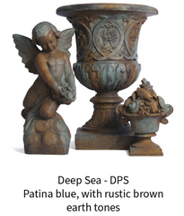 (1) Leg For Garden Bench Garden Sculpture, Home Decor, XoticBrands Home Decor