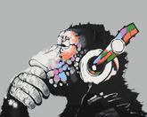 Monkey Head Phone - DIY - Animal Paint By Numbers - XoticBrands Home Decor