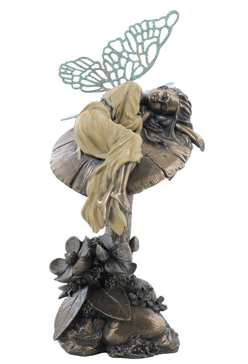 Little Fairy - Sleeping - Genesis. Sculpture, Sculptures, XoticBrands, XoticBrands Home Decor