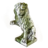 Lion Right Paw Up Garden Animal Statue - XoticBrands Home Decor