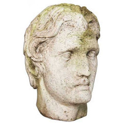 Alexander The Great Head 12 Animal Classical Sculpture, Home Decor, XoticBrands, XoticBrands Home Decor