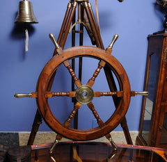 Ship Wheel-30 inches Model Display, Home furniture and decor, Old Modern Handicrafts, XoticBrands Home Decor
