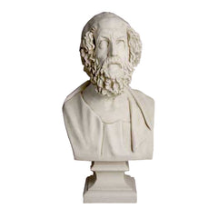 Homer Bust 22 On Sq Base - Writers & Poets Busts - XoticBrands Home Decor
