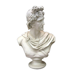 Apollo Bust Giant 38 - Greek & Roman Busts - XoticBrands Home Decor