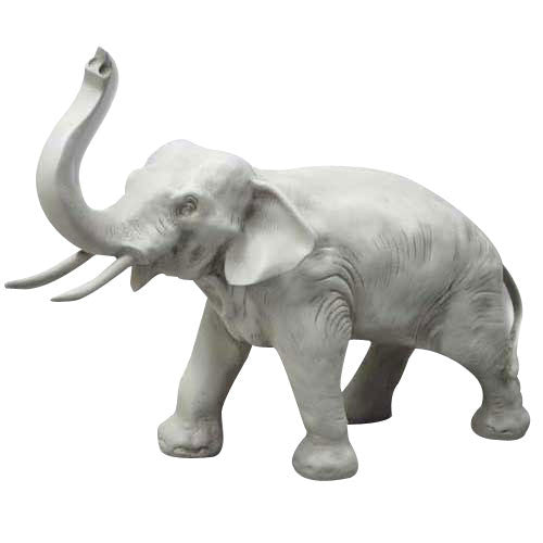 Charging Elephant 12 Garden Animal Statue - XoticBrands Home Decor
