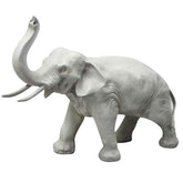 Charging Elephant 12 Garden Animal Statue - XoticBrands Home Decor