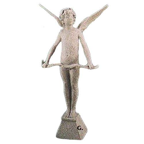 Vici With Bow Large 24 Garden Angel Statue - XoticBrands Home Decor