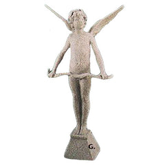 Vici With Bow Large 24 Garden Angel Statue - XoticBrands Home Decor