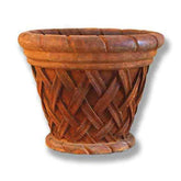 20 Basket Weave 15 H (R) Garden Planter - XoticBrands Home Decor