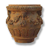 Della Robbia Pot 19.5 H (R) - Planters Med. Planters 15-29"H - XoticBrands Home Decor