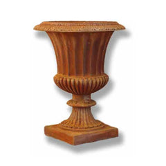 Lg.Fluted Urn 29 H (R) Garden Planter - XoticBrands Home Decor