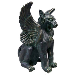 Caesar'S Griffin 39"H Gargoyle Sculpture - XoticBrands Home Decor
