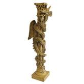 Vusqerix, The Climbing Dragon Sculptural Column Statue - XoticBrands Home Decor