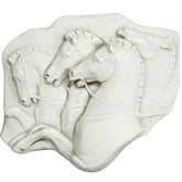 Rearing Horses Frieze Garden Animal Statue - XoticBrands Home Decor