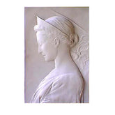 Saint Cecilia Plaque-Lg. Religious Sculpture - XoticBrands Home Decor