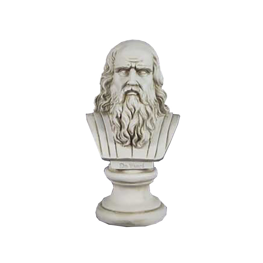 Da Vinci Bust-Lg 12 - Greek & Roman Busts - XoticBrands Home Decor