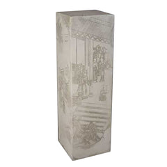 Oriental Rectangle Ped. 40 - Display Asian/Eastern - XoticBrands Home Decor