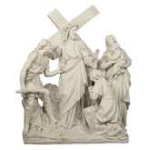 Jesus Speaks To The Woman Station 8 Large Religious Sculpture - XoticBrands Home Decor