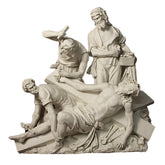 Jesus Is Nailed To Cross Station 11 Large Religious Sculpture - XoticBrands Home Decor