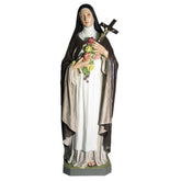 Saint Therese With Roses 60" H Large Religious Sculpture - XoticBrands Home Decor