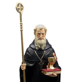 Saint Benedict 30"H - Religious Realistic - XoticBrands Home Decor