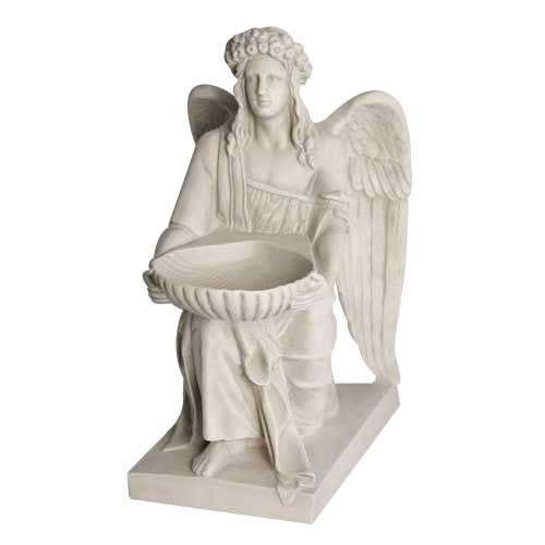 Angel With Dish 19 Garden Angel Statue - XoticBrands Home Decor