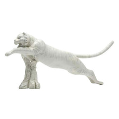 Tiger Leaping 41 W Garden Animal Statue - XoticBrands Home Decor