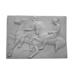 Two Horsemen, One With Hat - Greek & Roman Classical Sculpture - XoticBrands Home Decor