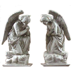 Adoration Kneeling Set 56 Garden Angel Statue - XoticBrands Home Decor
