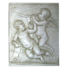 Cupids With Horn Garden Angel Statue - XoticBrands Home Decor