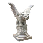 Castle Gate Gargoyle Ped 31 - Gargoyles Gargoyles - XoticBrands Home Decor