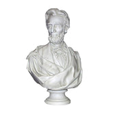 Lincoln Bust Draped Beard 34 - Famous Americans Busts - XoticBrands Home Decor
