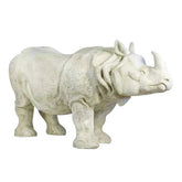 Rhino Lifesize 46 Garden Animal Statue - XoticBrands Home Decor
