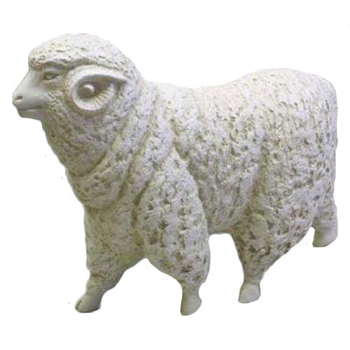 Sheep By Destefano Garden Animal Statue - XoticBrands Home Decor