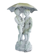 Children With Umbrella Garden Display - XoticBrands Home Decor