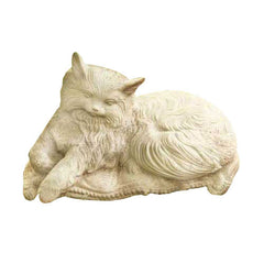 Cat Princess On Pillow 15 Garden Animal Statue - XoticBrands Home Decor