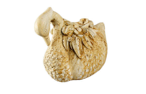 Floral Swan 8 Garden Animal Statue - XoticBrands Home Decor