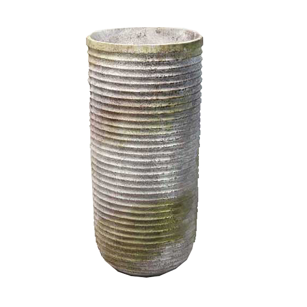 Arch.Ribbedcyli 44 - Architectural Urns - XoticBrands Home Decor