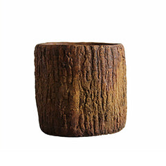 Oak Bark Planter Small Garden Display - XoticBrands Home Decor