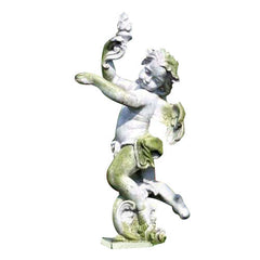 Rococo Angel Torch - Left 43 Garden Angel Statue - XoticBrands Home Decor