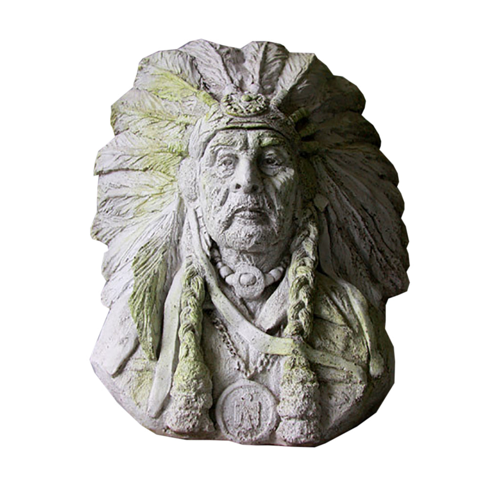 Great Indian Chief - Historical Figures Busts - XoticBrands Home Decor