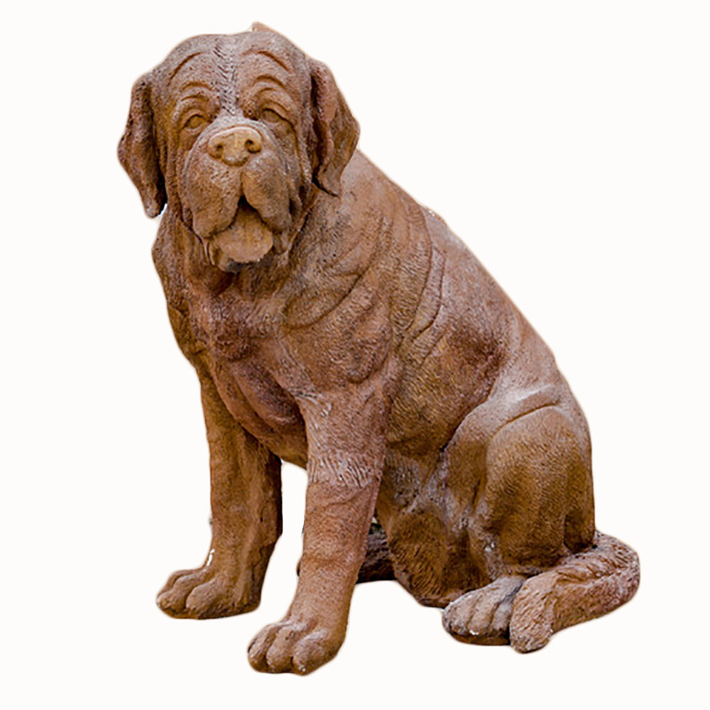 St. Bernard Dog 24 - Animal Garden Statue - XoticBrands Home Decor